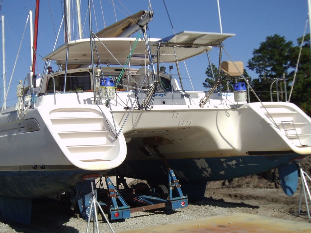42 foot catamaran before